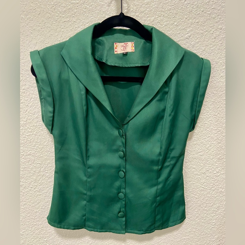 Retro 1940s 1950s top